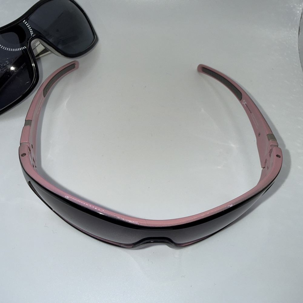 Sundog Paula Creamer Sunglasses -2 Pairs Strive 47005-black/white & black/rose - Picture 4 of 12